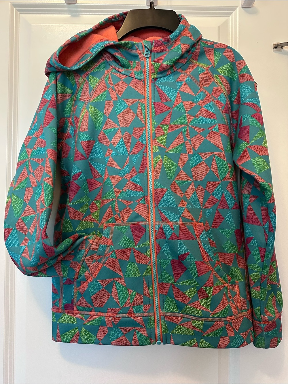 Burton Girls Crown Bonded Full Zip Hoodie Sweatshirt Size Medium 10/12